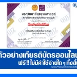 เกียรติบัตรออนไลน์ฟรี กิจกรรมอบรมออนไลน์ เรื่อง เทคโนโลยีในการสื่อสารในภาวะวิกฤต Tech with Locals 2025