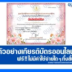 เกียรติบัตรออนไลน์ฟรี ทำข้อสอบวัดระดับความรู้ เรื่อง โรคภูมิแพ้กุหลาบ 2025
