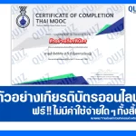 เกียรติบัตรออนไลน์ฟรี ทำข้อสอบวัดระดับความรู้ เรื่อง การเข้าใจดิจิทัล Digital Literacy 2026