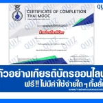 เกียรติบัตรออนไลน์ฟรี ทำข้อสอบวัดระดับความรู้ เรื่อง สิทธิมนุษยชนในกระบวนการยุติธรรม Human Right in Justice Procedure 2026